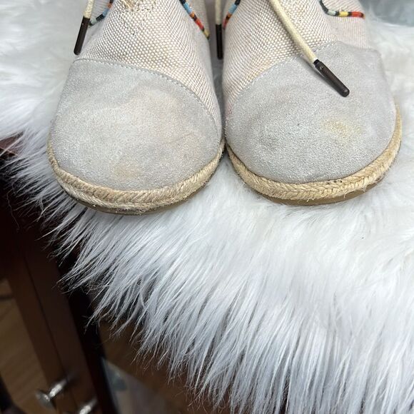 Tom’s Desert Espadrille Wedge Shoes - Picture 6 of 11